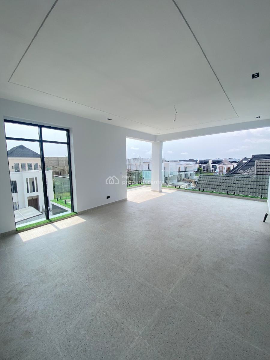Newly Built 6 Bedroom Mansion with Rooftop Terrace, Megamound, Ikota, Lekki, Lagos, Detached Duplex for Sale