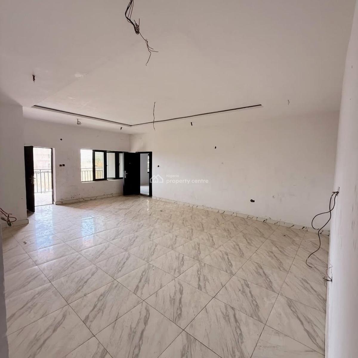 Spacious 3 Bedroom Apartment with a Room Boys Quarter, Life Camp, Abuja, Flat / Apartment for Sale