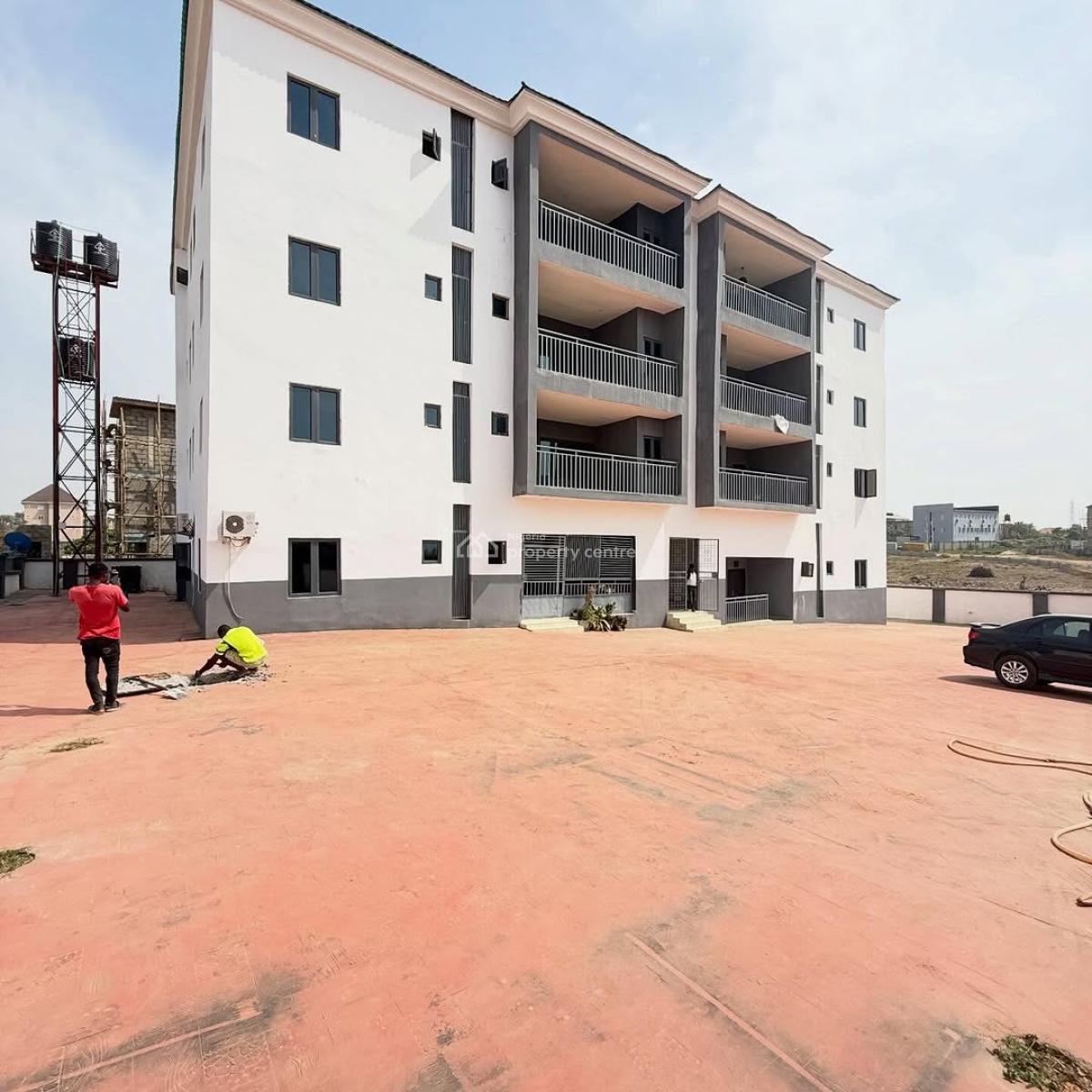 Spacious 3 Bedroom Apartment with a Room Boys Quarter, Life Camp, Abuja, Flat / Apartment for Sale