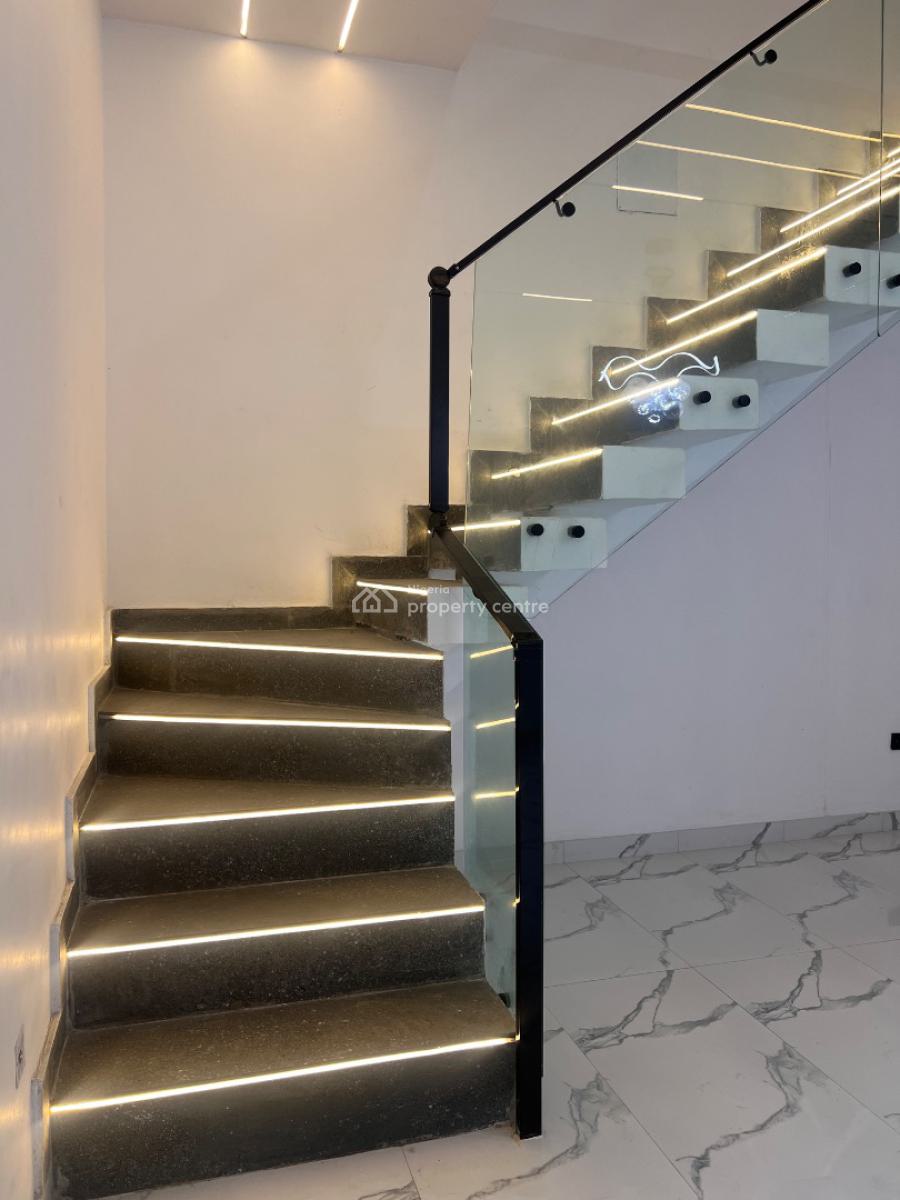 Luxury Exquisitely Built 4bedroom with Roof Terrace , Pool and Bq, Osapa, Lekki, Lagos, Terraced Duplex for Sale