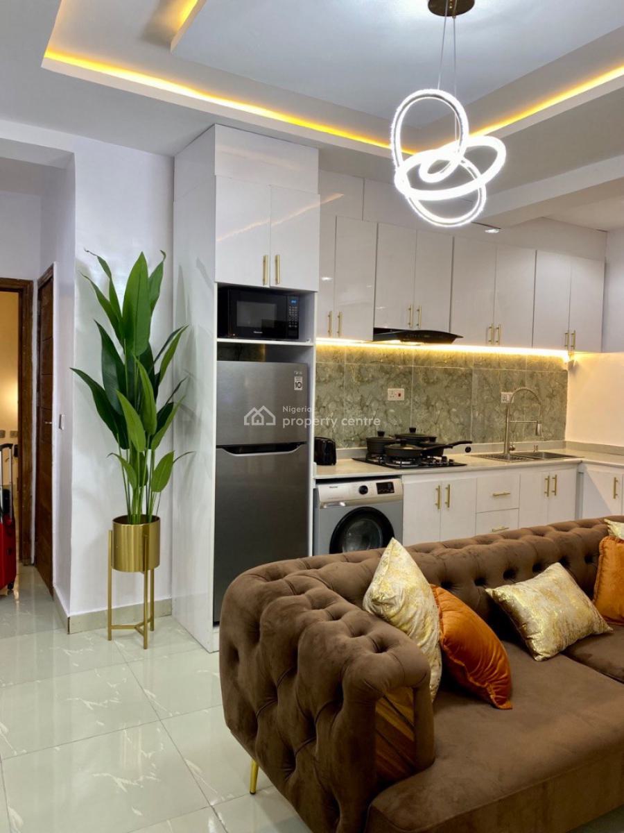1 Bedroom Luxury Apartment in a Secured Estate, Mijl Residences & Villas, Orji Murray Street, Ikate, Lekki, Lagos, Mini Flat (room and Parlour) Short Let