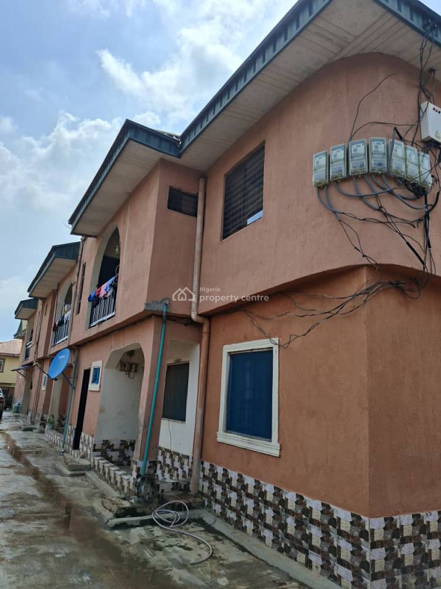 Beautiful 12 Bedroom Building with Personal Prepaid Meter, Mercyland, Oluwaga, Ipaja, Lagos, Block of Flats for Sale