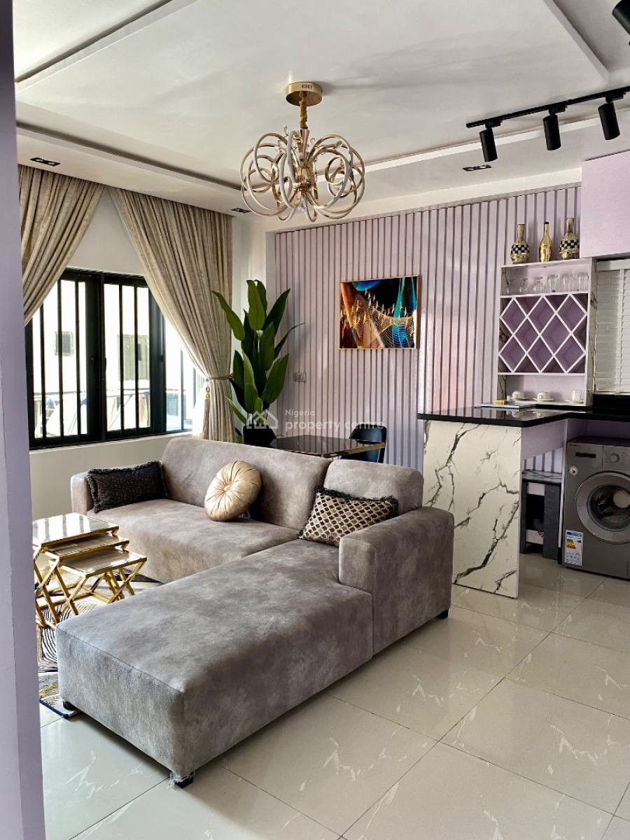 1 Bedroom Apartment with Ps5, & Big Balcony., Orji Murray Street, Ikate, Lekki, Lagos, Mini Flat (room and Parlour) Short Let