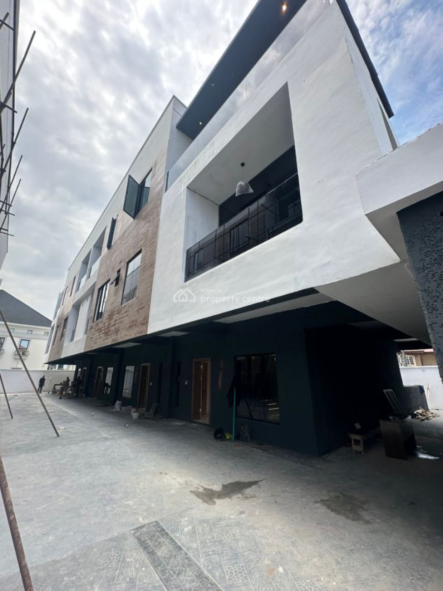 Fully Smart 4 Bedroom Terraced Duplexes with Bq and Pool, Lekki Phase 1, Lekki, Lagos, Terraced Duplex for Sale
