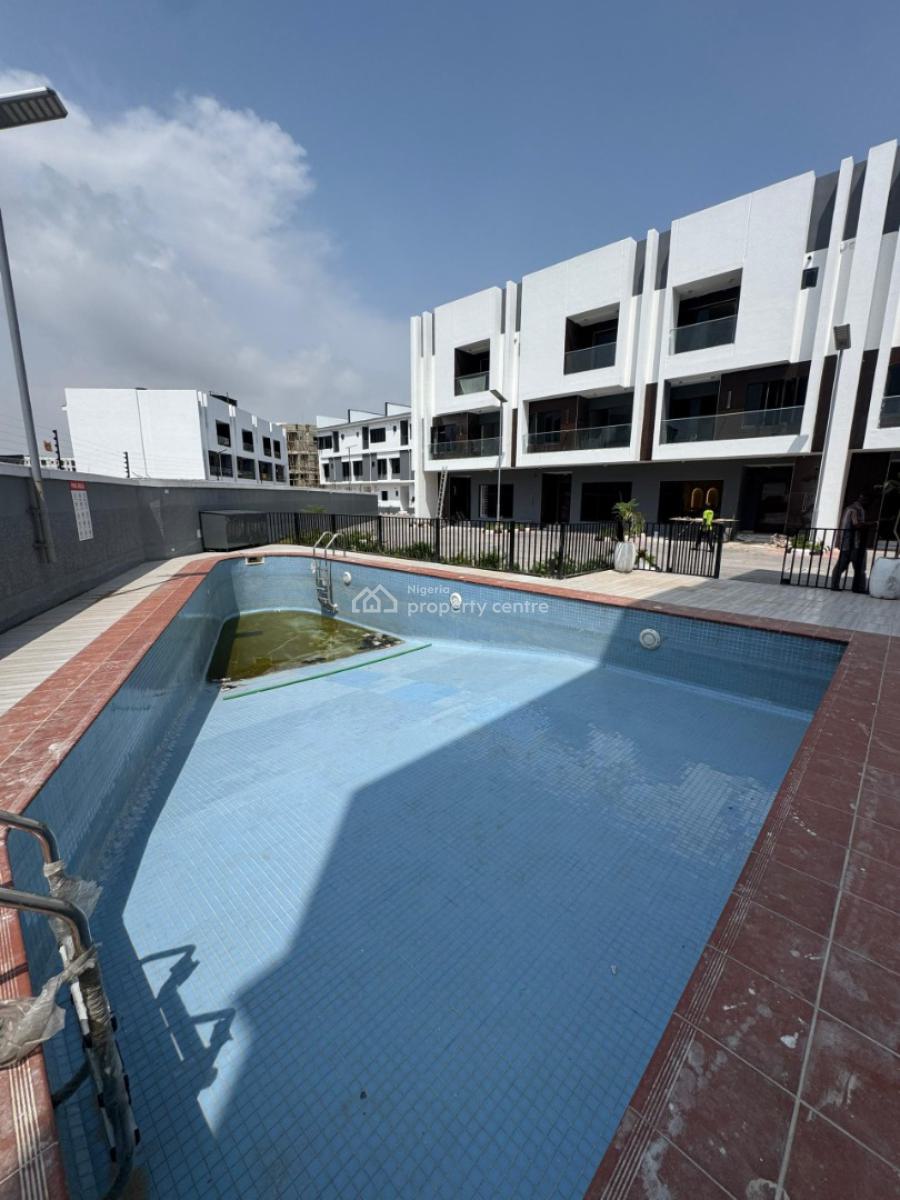 Newly Built 4 Bedroom Terrace Duplex with Swimming Pool, Bq, Lekki Phase 1, Lekki, Lagos, Terraced Duplex for Rent