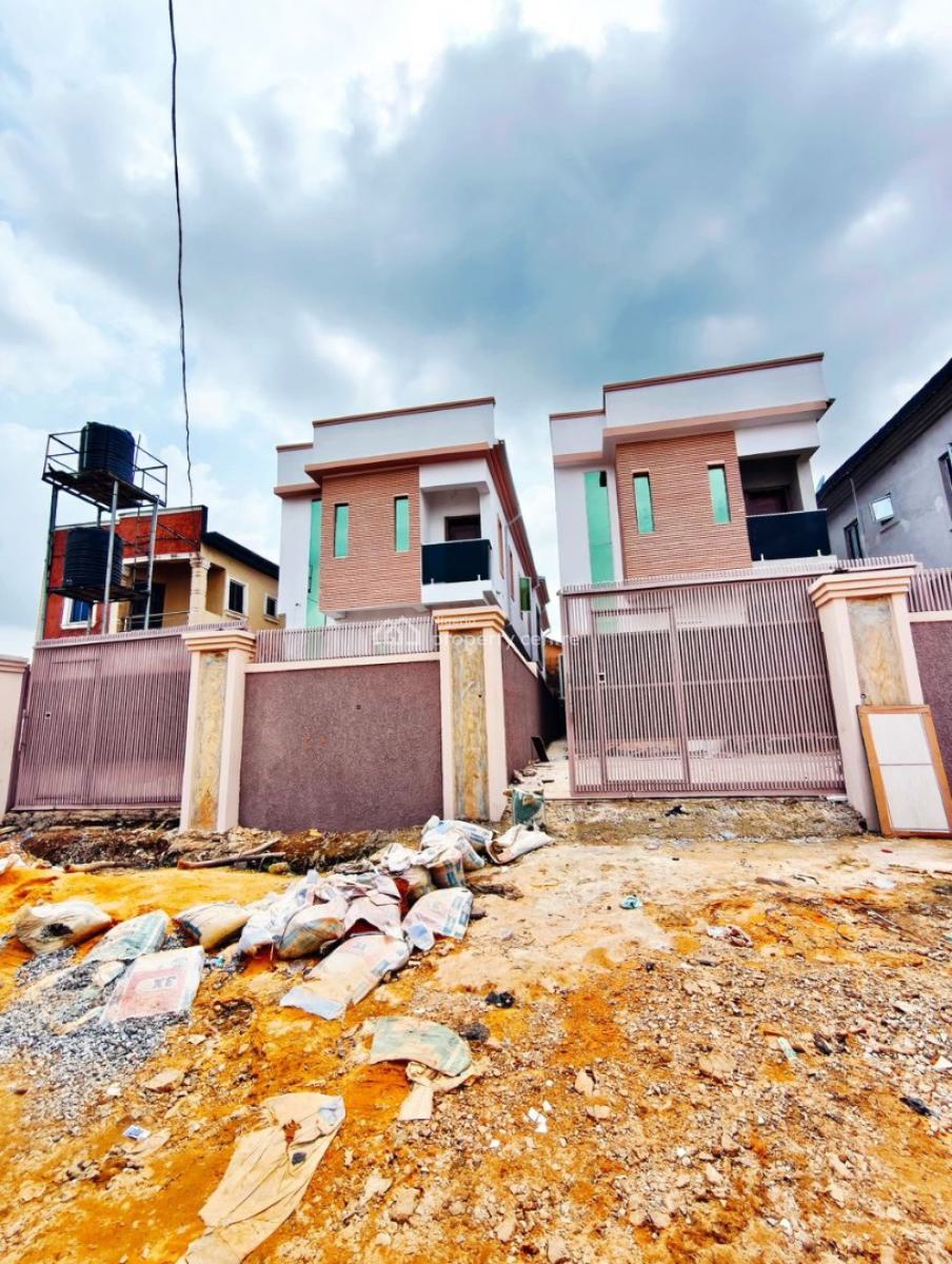 Beautiful 5 Bedroom Fully Detached Duplexes + Bq in Serene Estate, Omole Phase 2, Ikeja, Lagos, Detached Duplex for Sale