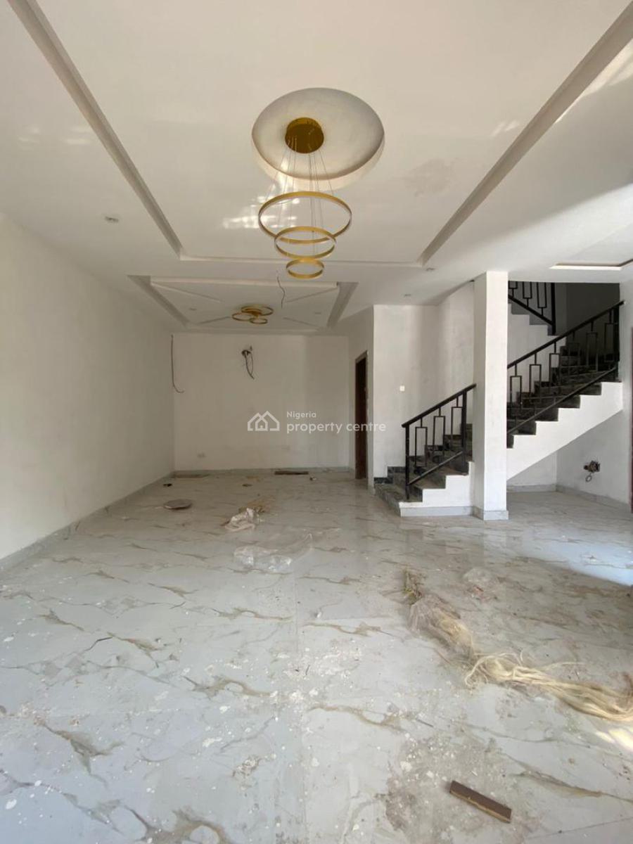 Newly Built 4 Bedroom Terrace Plus a Bq on 2 Floors, Lekki Phase 1, Lekki, Lagos, Terraced Duplex for Rent