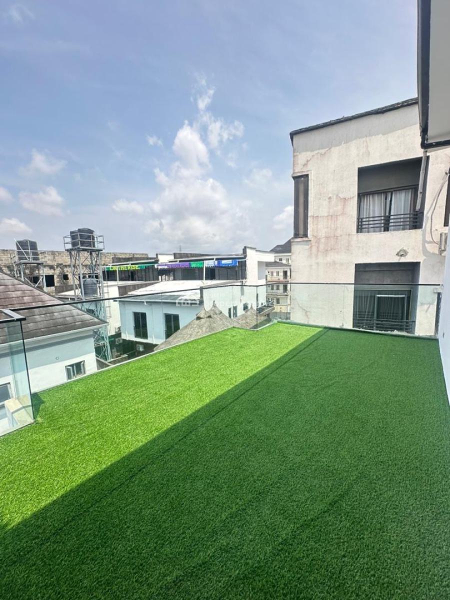 Luxurious 4 Bedroom Terraced Duplex with a Pool, Rooftop Terrace & Bq, Osapa London, Osapa, Lekki, Lagos, Terraced Duplex for Sale