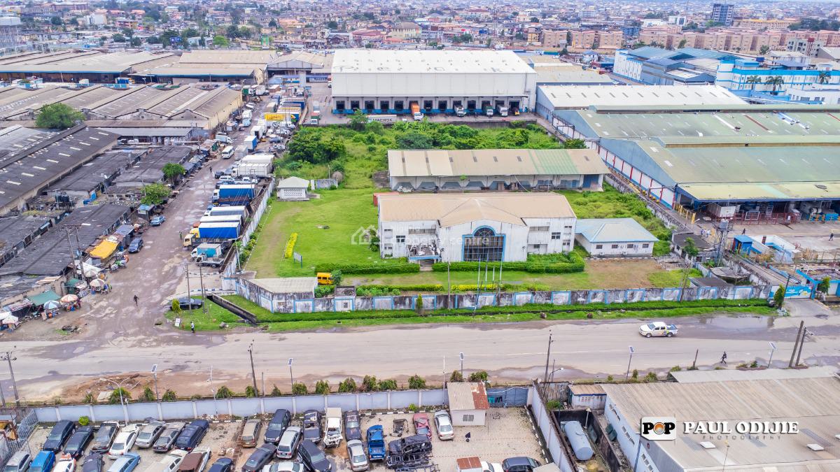 Commercial Land with Warehouse and Office Block, Acme Road, Ogba, Ikeja, Lagos, Warehouse for Sale