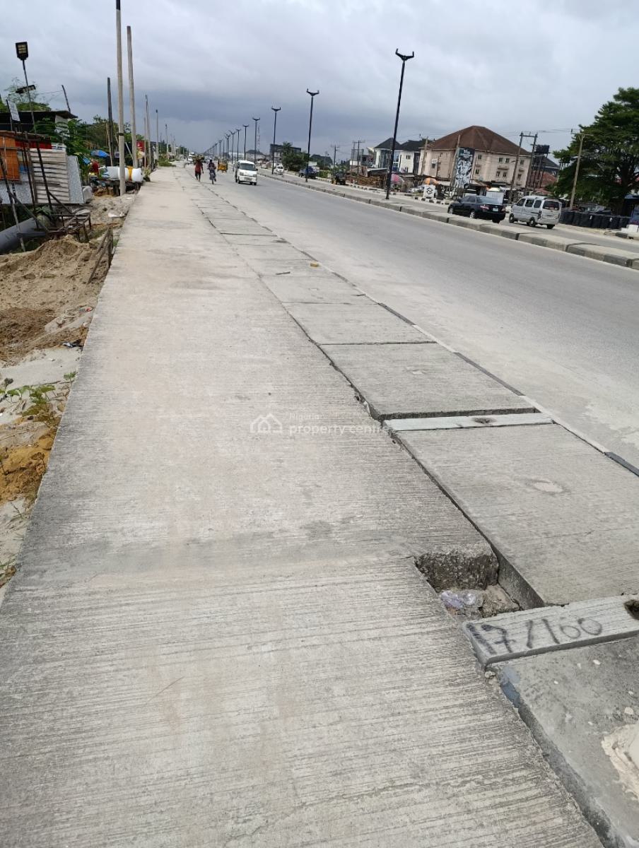 Strategic 1100 Sqm Plot Facing Expressway, Abijo Gra Bus-stop, Abijo, Lekki, Lagos, Commercial Land for Sale