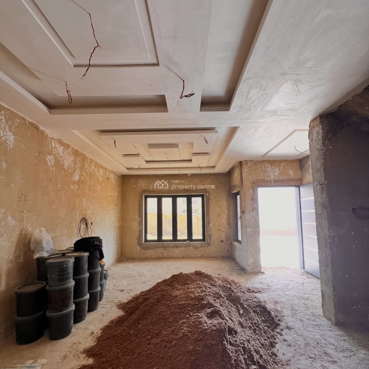 4 Bedrooms Terrace with Study and a Bq, Life Camp, Abuja, Terraced Duplex for Sale