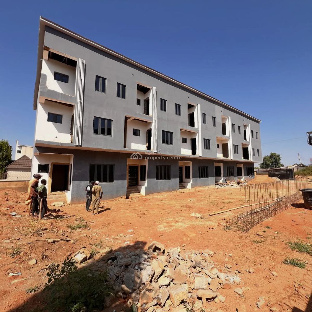 4 Bedrooms Terrace with Study and a Bq, Life Camp, Abuja, Terraced Duplex for Sale