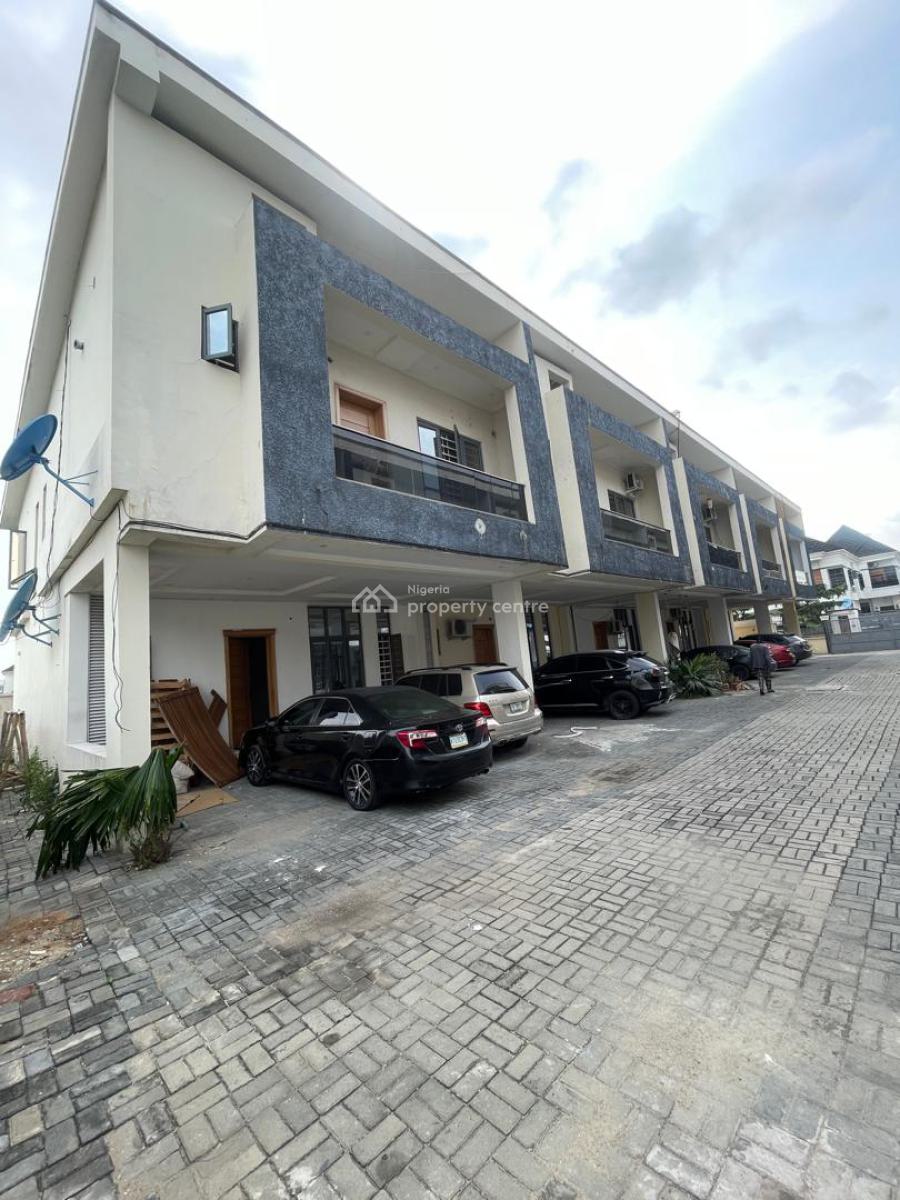 Service 4 Bedrooms Terraced Duplex, Chevron, Lekki, Lagos, House for Rent