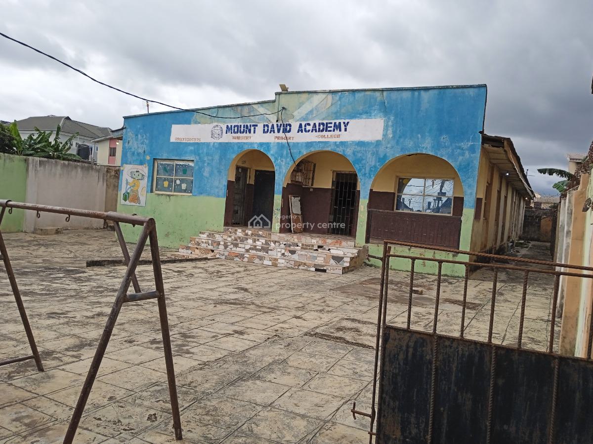 Property with 8 Rooms, 2 Very Wide Sitting Rooms, Ilamose Estate, Oke Afa, Isolo, Lagos, School for Sale