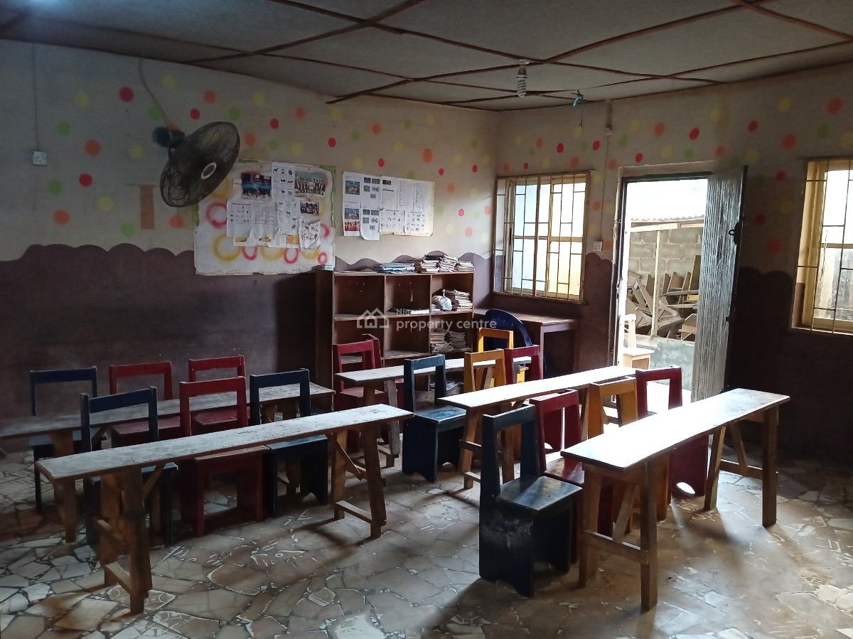 Property with 8 Rooms, 2 Very Wide Sitting Rooms, Ilamose Estate, Oke Afa, Isolo, Lagos, School for Sale
