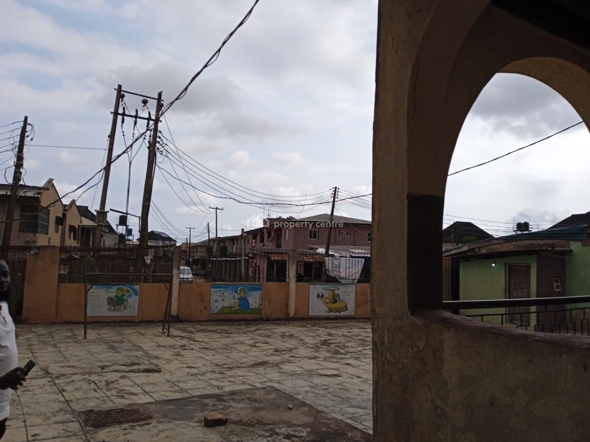 Property with 8 Rooms, 2 Very Wide Sitting Rooms, Ilamose Estate, Oke Afa, Isolo, Lagos, School for Sale