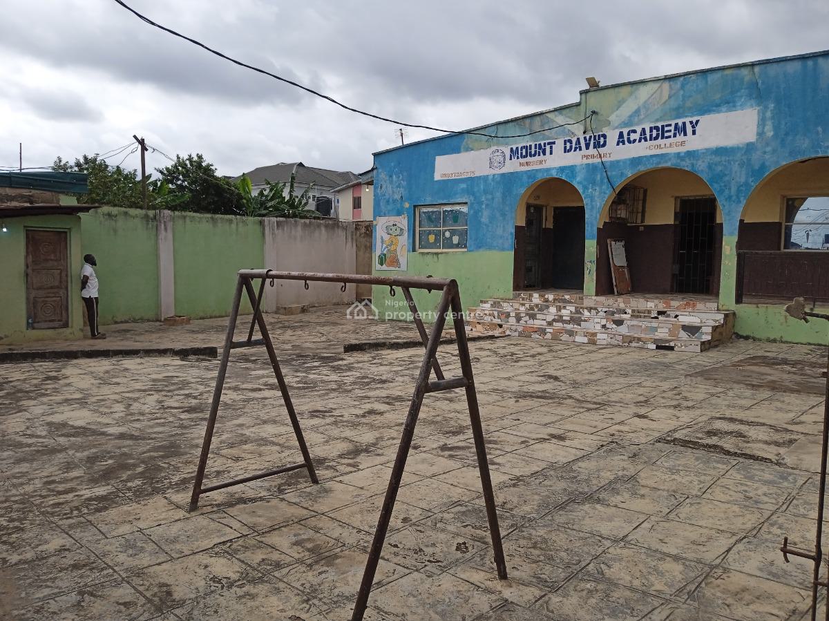 Property with 8 Rooms, 2 Very Wide Sitting Rooms, Ilamose Estate, Oke Afa, Isolo, Lagos, School for Sale