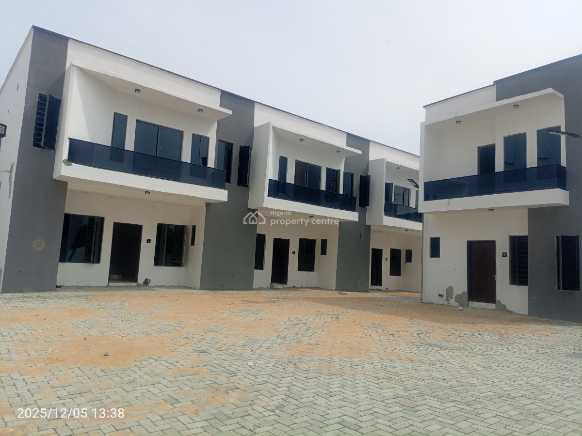 3 Bedroom Newly Built Terrace Duplex, By Readington School, Olokonla, Ajah, Lagos, Terraced Duplex for Sale
