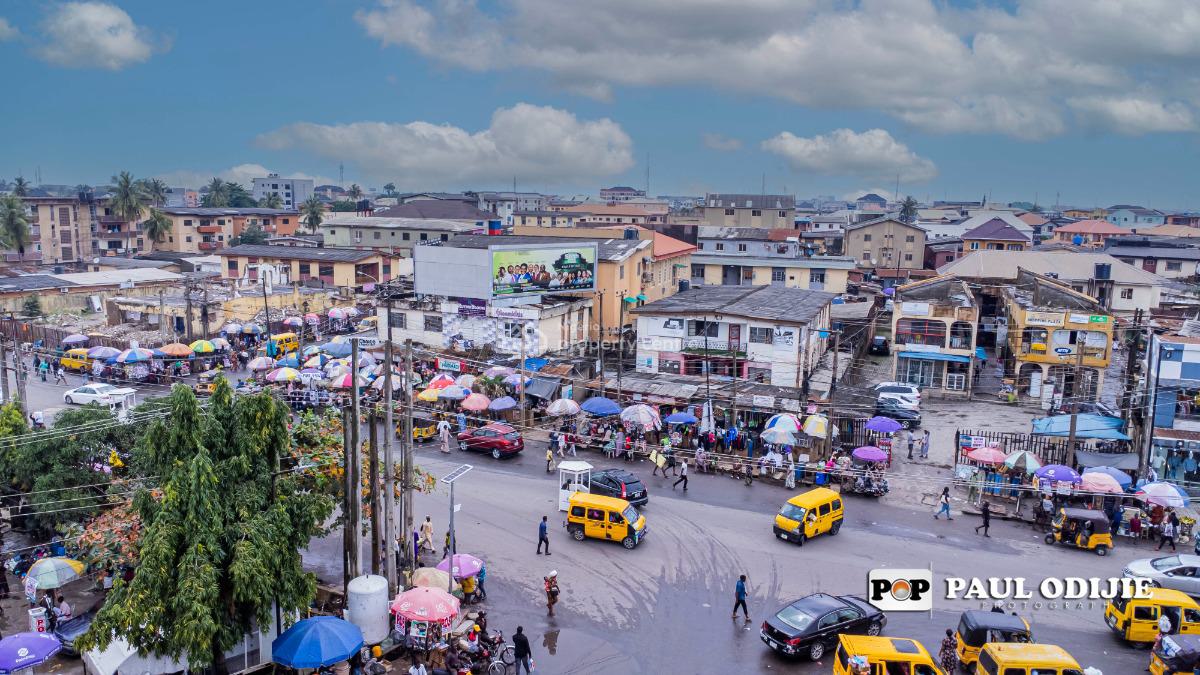 a Land and Properties at Major Ogba Bus Stop, on The Major Ogba Bus Stop, on The Same Road As Excellence Hotel, Ogba, Ikeja, Lagos, Plaza / Complex / Mall for Sale