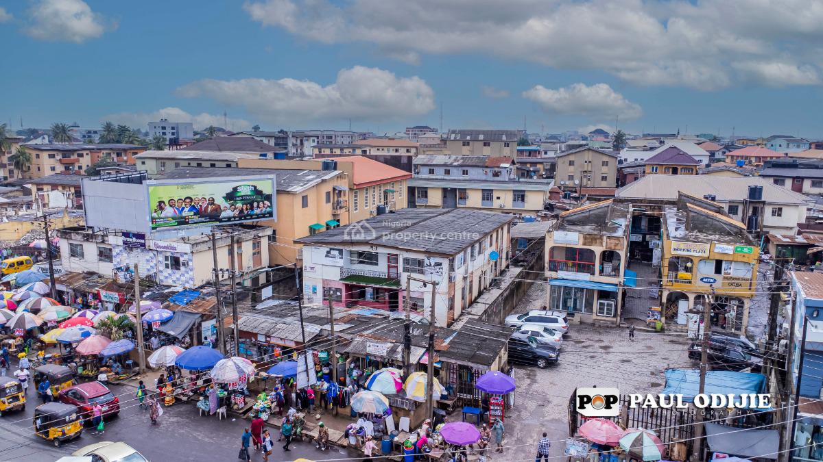 a Land and Properties at Major Ogba Bus Stop, on The Major Ogba Bus Stop, on The Same Road As Excellence Hotel, Ogba, Ikeja, Lagos, Plaza / Complex / Mall for Sale