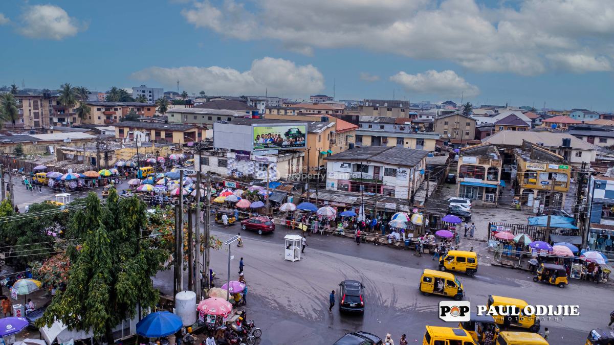 a Land and Properties at Major Ogba Bus Stop, on The Major Ogba Bus Stop, on The Same Road As Excellence Hotel, Ogba, Ikeja, Lagos, Plaza / Complex / Mall for Sale