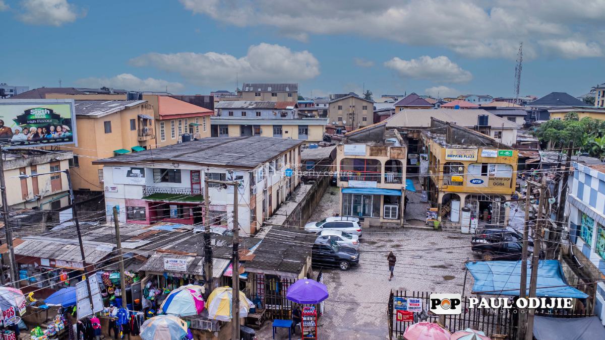 a Land and Properties at Major Ogba Bus Stop, on The Major Ogba Bus Stop, on The Same Road As Excellence Hotel, Ogba, Ikeja, Lagos, Plaza / Complex / Mall for Sale