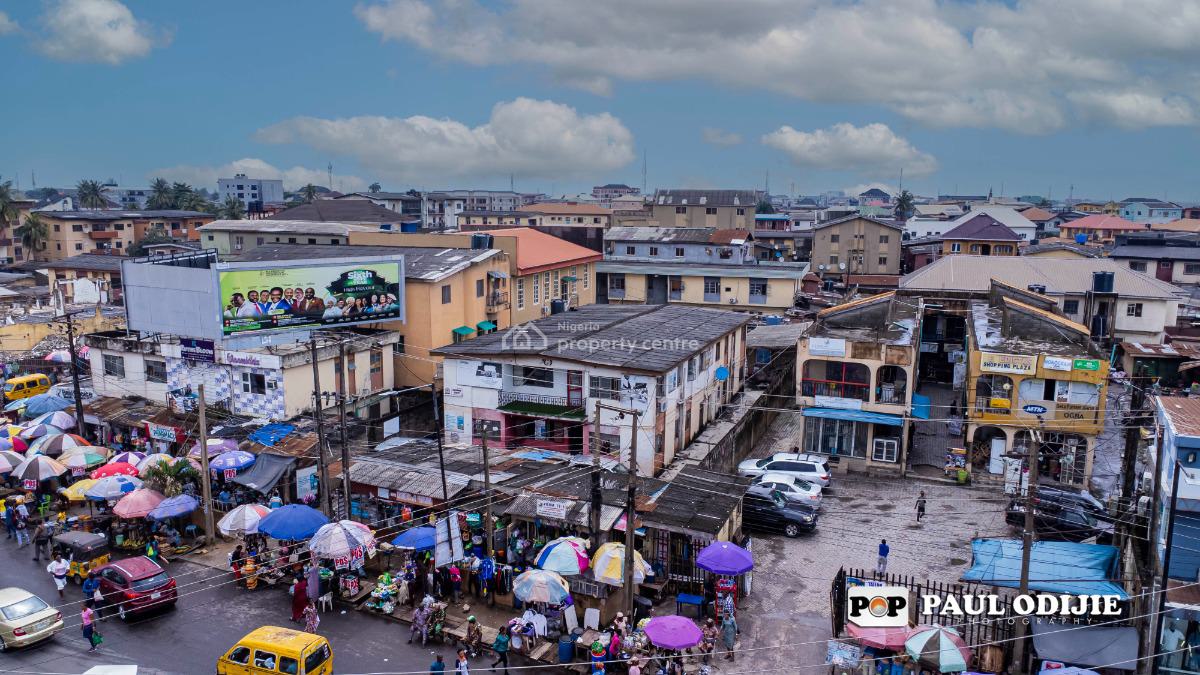 a Land and Properties at Major Ogba Bus Stop, on The Major Ogba Bus Stop, on The Same Road As Excellence Hotel, Ogba, Ikeja, Lagos, Plaza / Complex / Mall for Sale