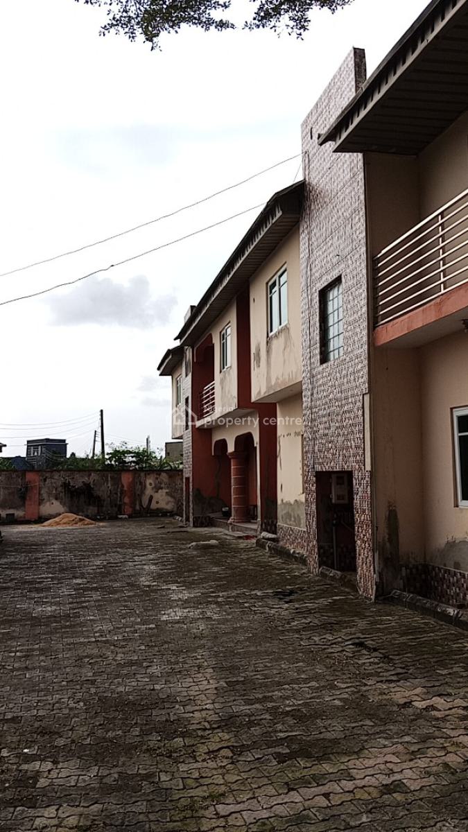 2 Nos 5 Bedroom Terrace Duplex with 2 Bed Bq on a Full Plot, Ogombo, Ajah, Lagos, Terraced Duplex for Sale