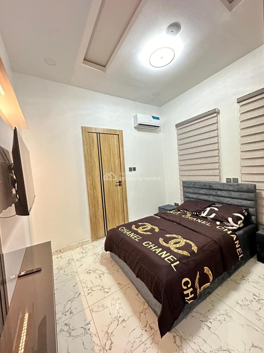 Fully Serviced Furnished 2 Bedrooms Apt with Solar Inverter, Chevron, Lekki, Lagos, Flat / Apartment for Rent