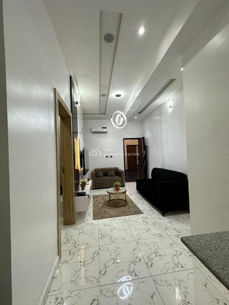 Fully Serviced Furnished 2 Bedrooms Apt with Solar Inverter, Chevron, Lekki, Lagos, Flat / Apartment for Rent