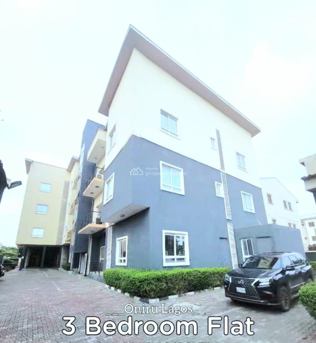 Well Maintained Fully Serviced 3-bedroom Apartment, Victoria Island (vi), Lagos, Flat / Apartment for Rent