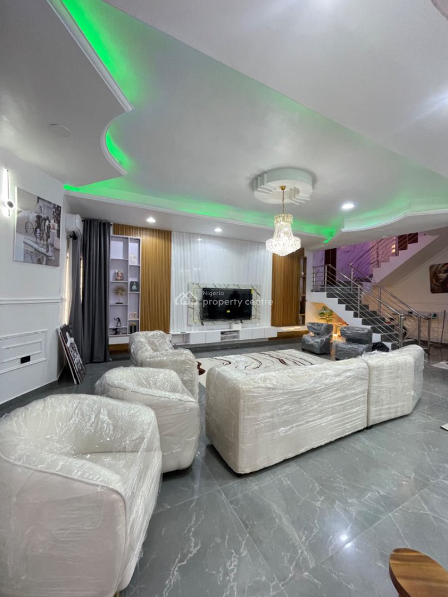 Furnished 5 Bedroom Fully Detached Duplex with Bq, Lekki County, Ikota, Lekki, Lagos, Detached Duplex for Sale