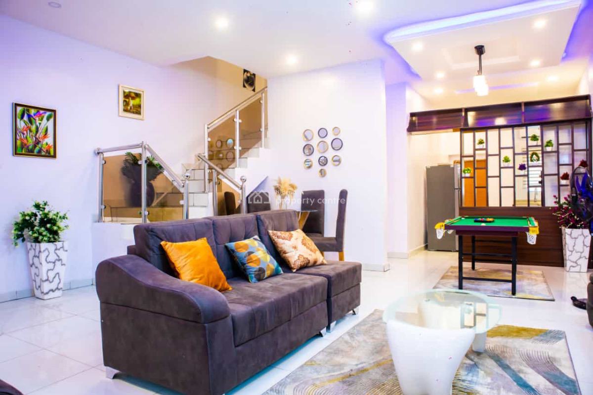 Fully Furnished 2 Bedroom Duplex with Bq, Metro Homes, General Paint, Ajah, Lagos, Terraced Duplex for Rent