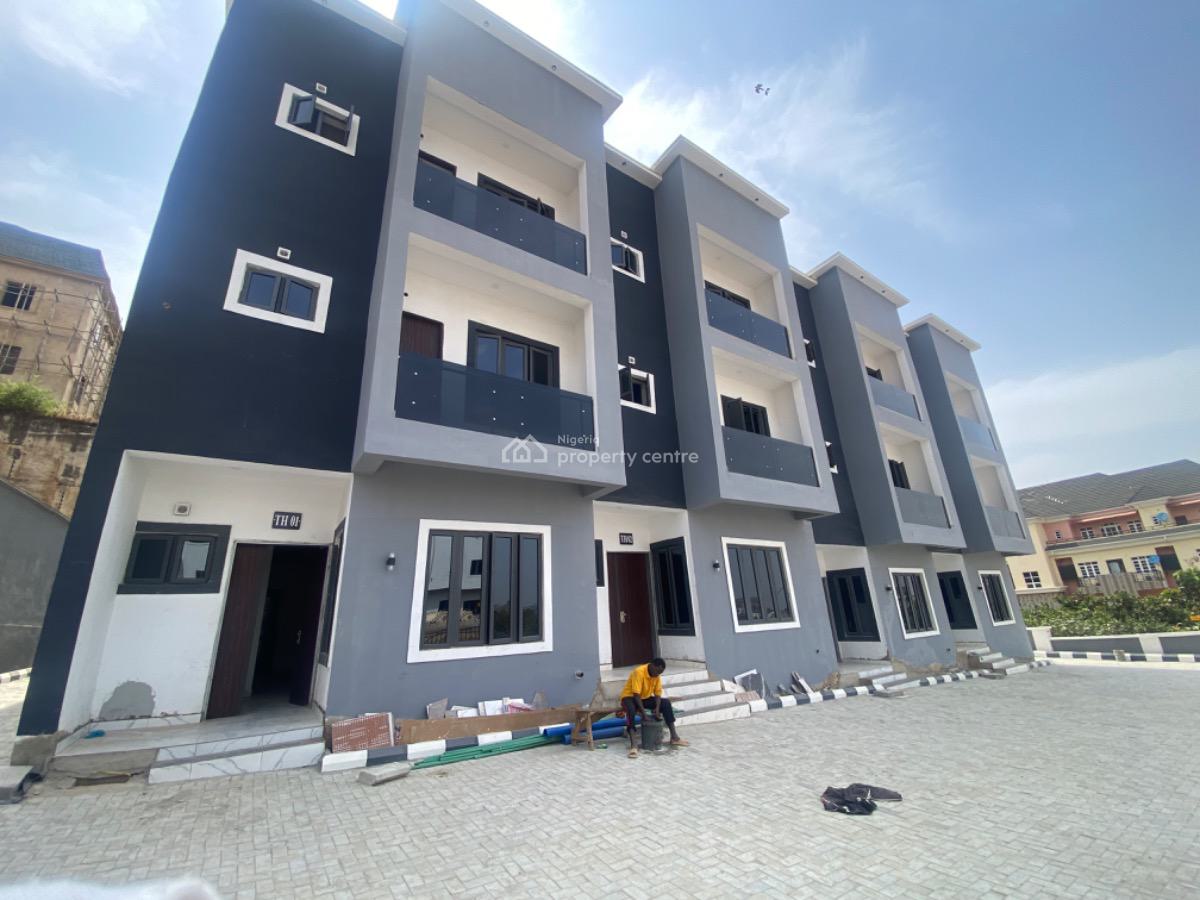Newly Built 4 Bedroom Duplex, Serene, Guzape District, Abuja, Terraced Duplex for Sale
