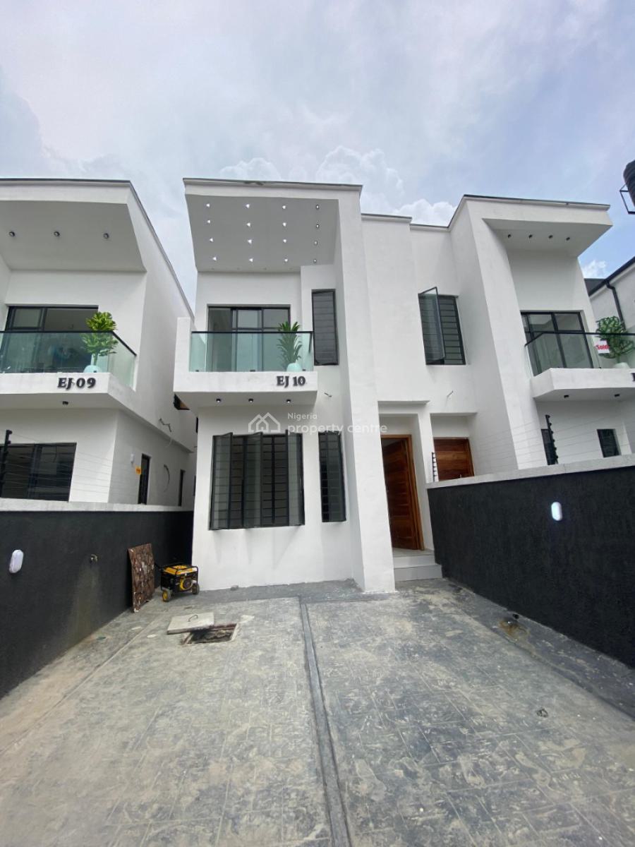 Luxurious 4 Bedroom Semi-detached Duplex with Bq, Ikota, Lekki Phase 2, Lekki, Lagos, Semi-detached Duplex for Sale