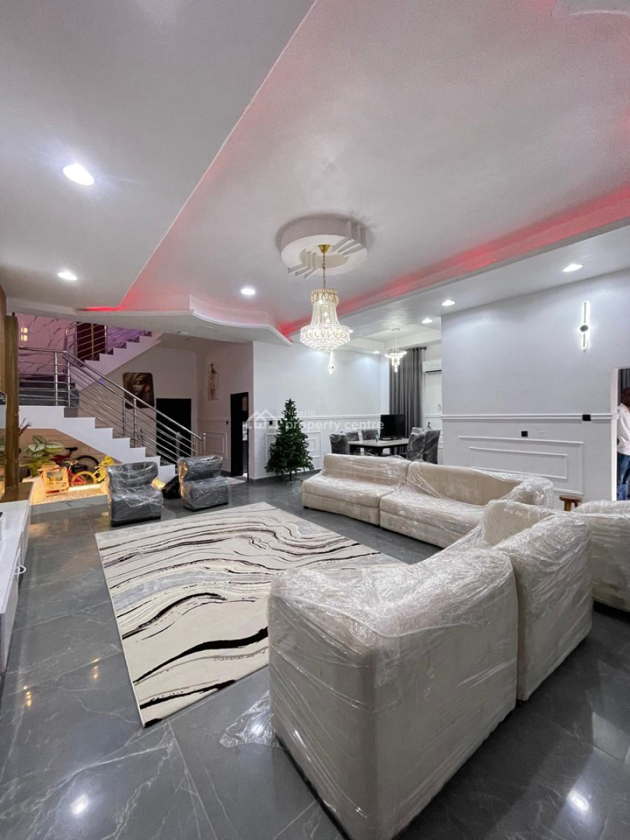 Furnished 5 Bedroom Detached Duplex with a Room Bq, Megamound Estate, Lekki, Lagos, Detached Duplex for Sale
