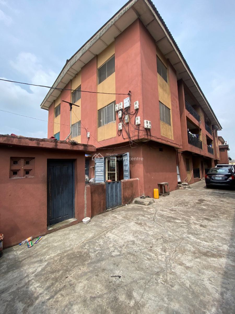 Solid Well Maintained Block of 8 Flats, Ago Palace, Isolo, Lagos, Block of Flats for Sale