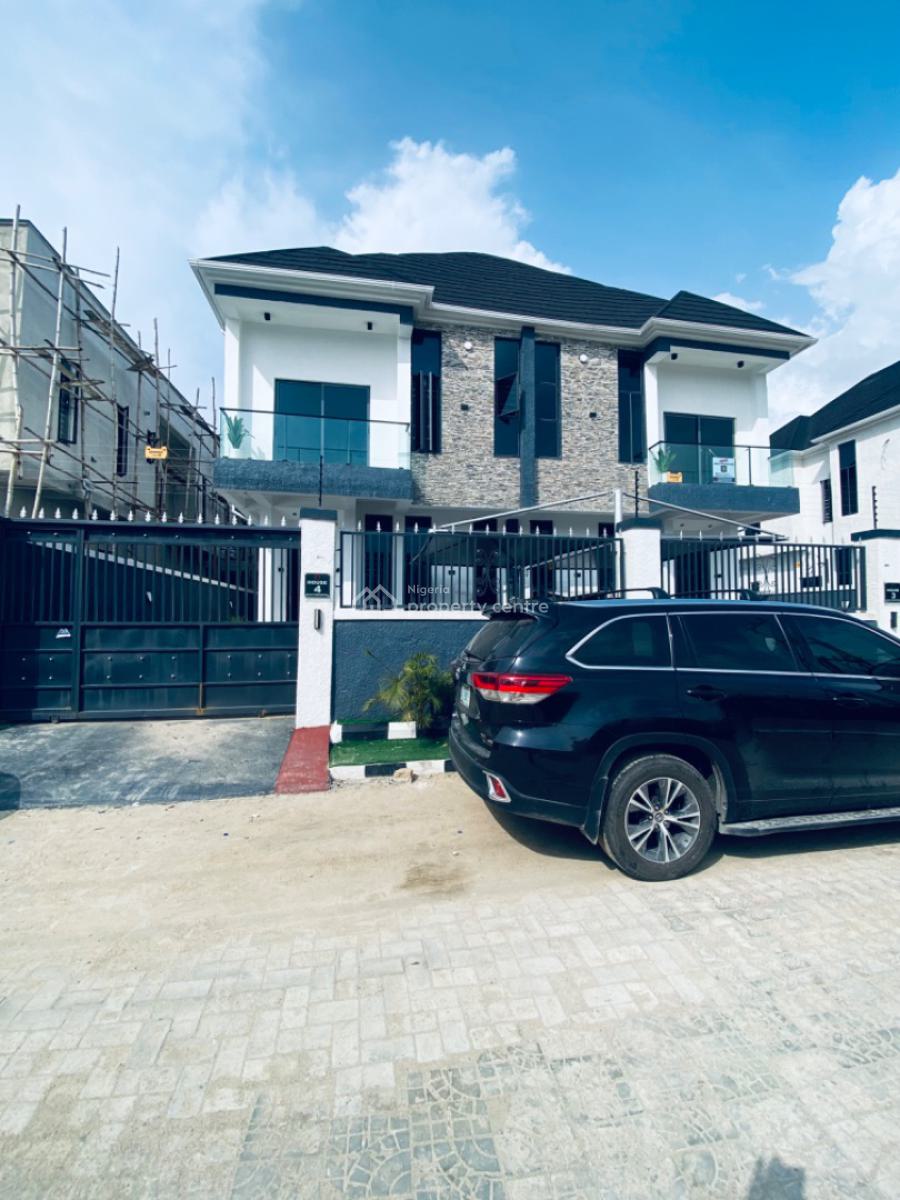 Bran New 4 Bedrooms Semi Detached Duplex with Bq, Ikota, Lekki, Lagos, Semi-detached Duplex for Rent