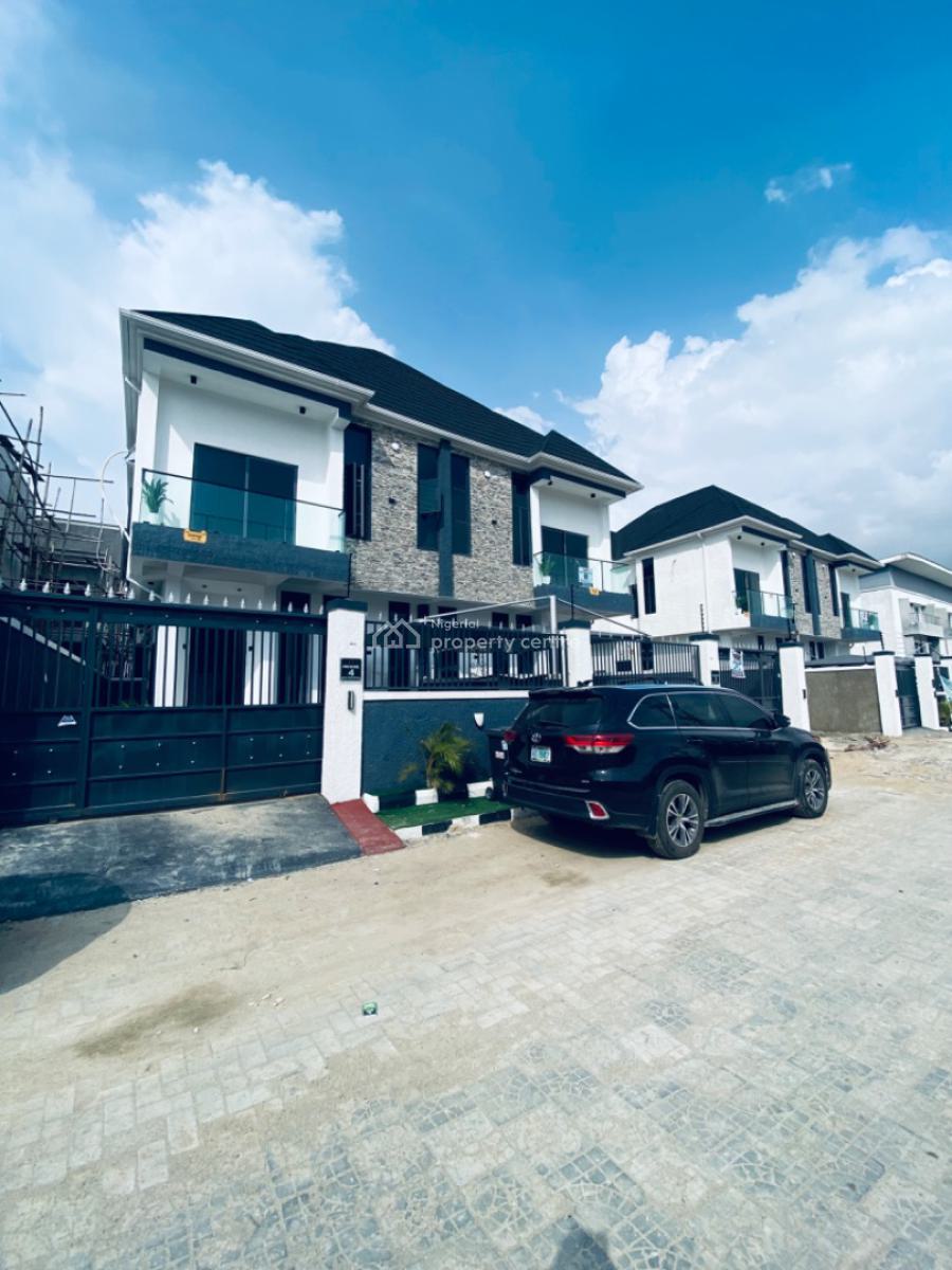 Bran New 4 Bedrooms Semi Detached Duplex with Bq, Ikota, Lekki, Lagos, Semi-detached Duplex for Rent