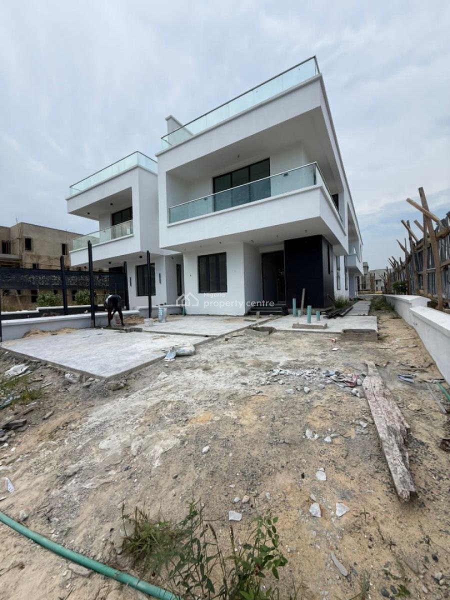 Luxury 5bedrooms Detached Duplex with Open Terrace Bq with Pool, Cowrie Creek Estate Ikate Lekki Lagos, Lekki Phase 1, Lekki, Lagos, Semi-detached Duplex for Rent