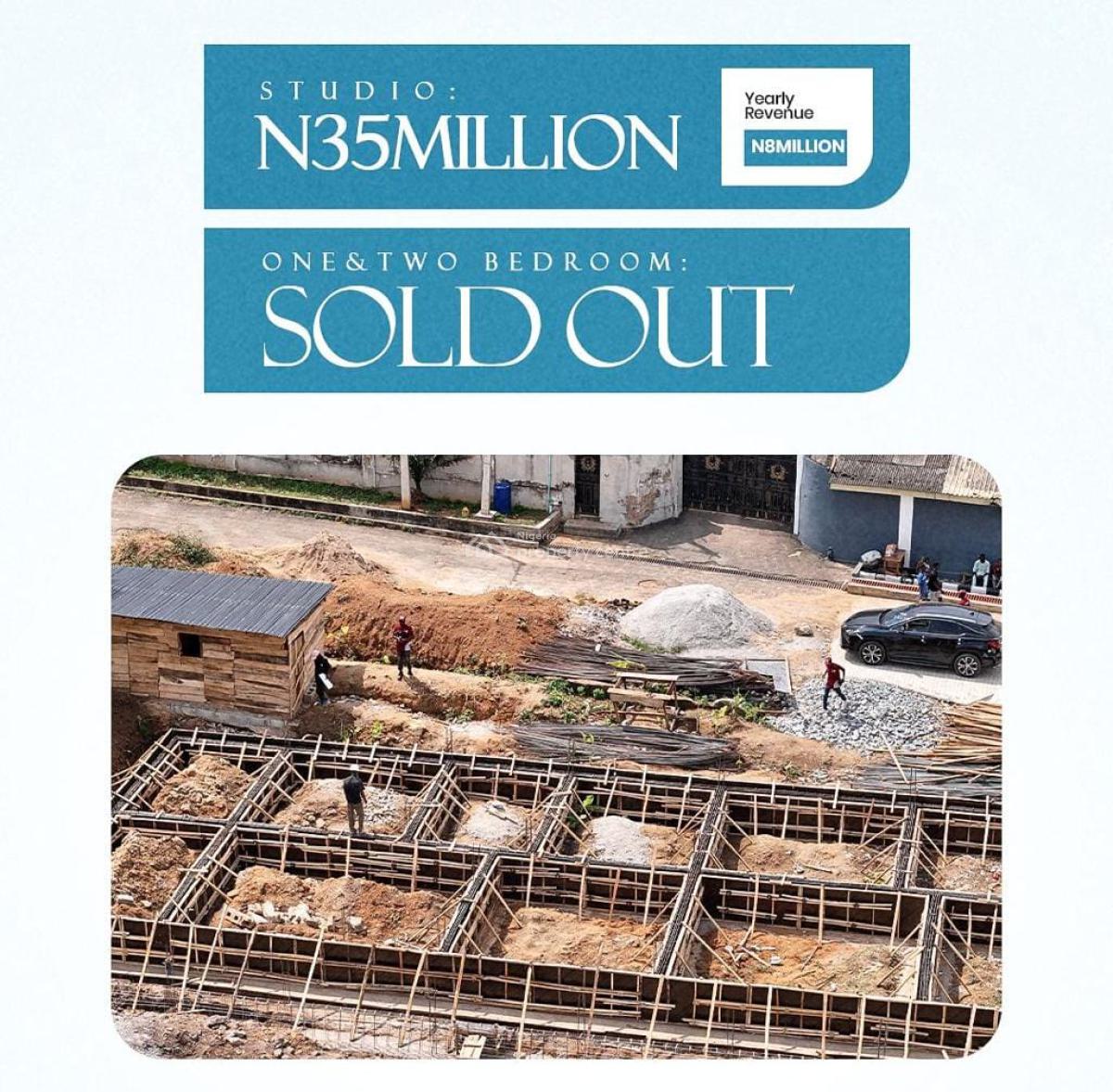 ️ The Lodge Luxury Studio Apartment at Gra Jericho, Jericho, Ibadan, Oyo, Flat / Apartment for Sale