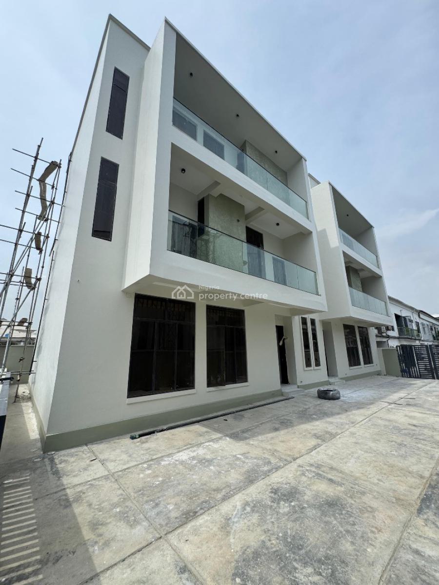 Luxury 4bedroom Semi Detached House with Bq, Ikate Lekki Lagos, Lekki, Lagos, Semi-detached Duplex for Rent