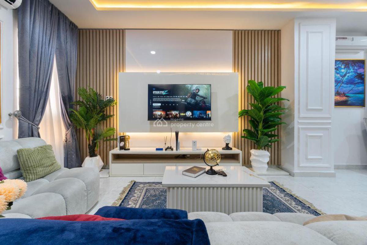 Luxuriously Furnished 3(three) Bedroom Apartment, Meadowhall Way, Ikate, Lekki, Lagos, Flat / Apartment Short Let