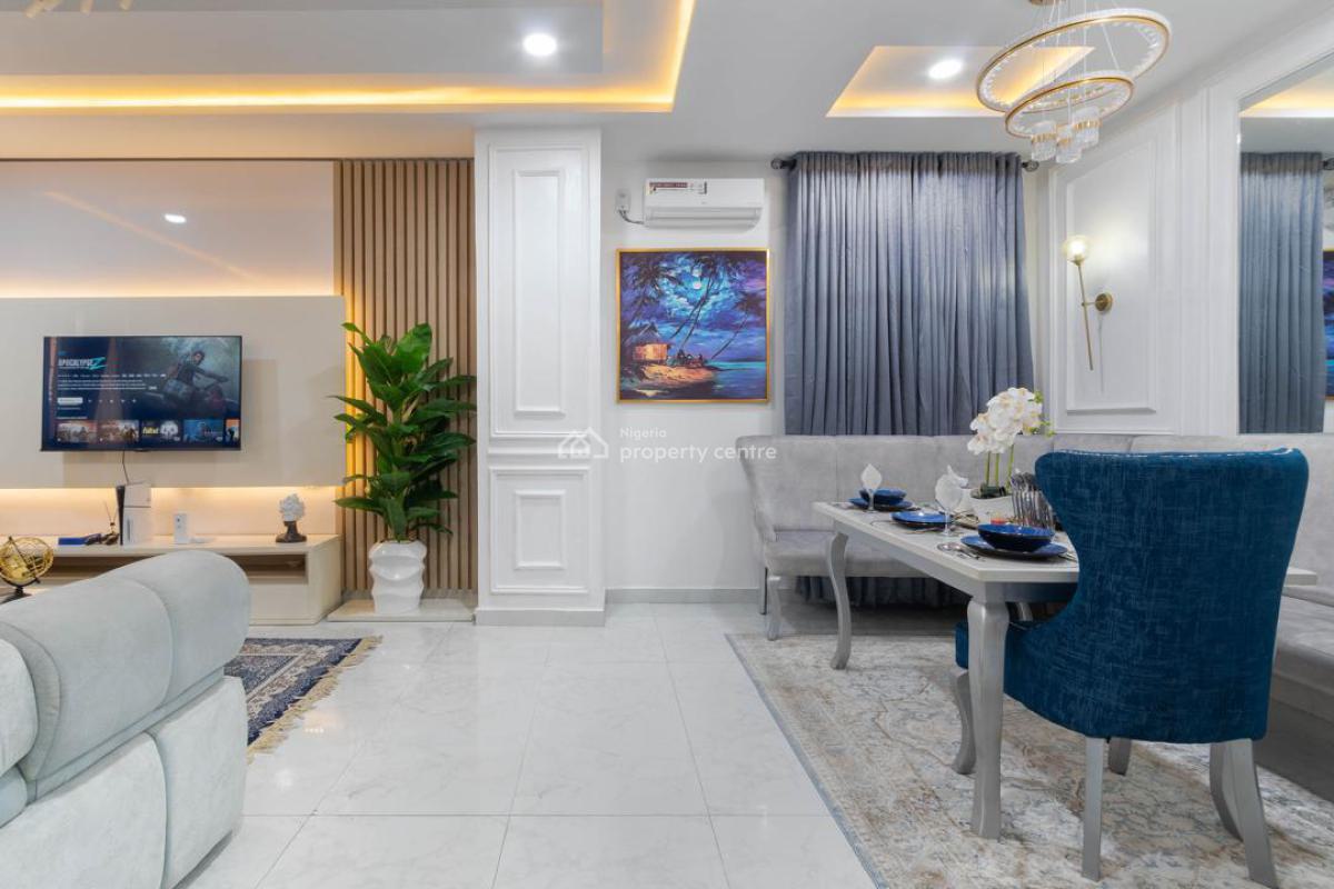 Luxuriously Furnished 3(three) Bedroom Apartment, Meadowhall Way, Ikate, Lekki, Lagos, Flat / Apartment Short Let