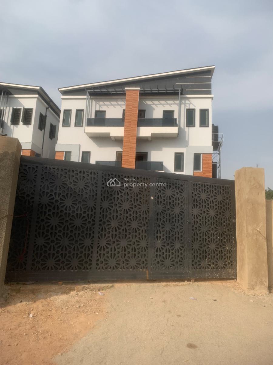Smart 4 Bedroom Semi Detached Duplex, Close to Total Filling Station By Naf Quarters and Gilmore Company, Jahi, Abuja, Semi-detached Duplex for Sale