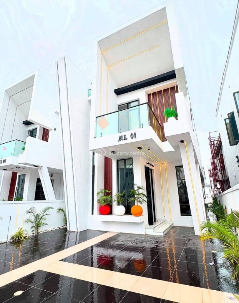 Magnificent 5 Bedroom Detached Duplex with a Swimming Pool & Bq, Ikota, Lekki, Lagos, Detached Duplex for Sale