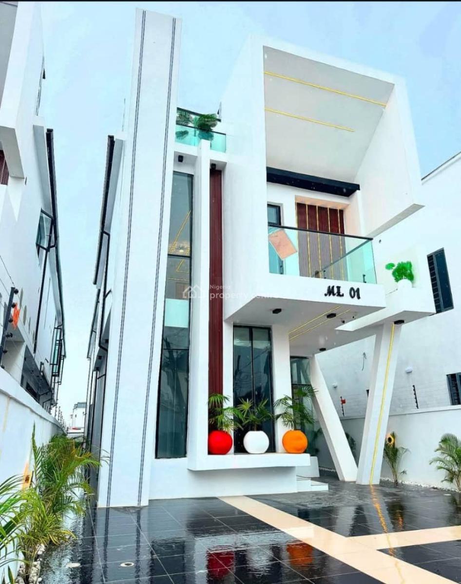 Magnificent 5 Bedroom Detached Duplex with a Swimming Pool & Bq, Ikota, Lekki, Lagos, Detached Duplex for Sale