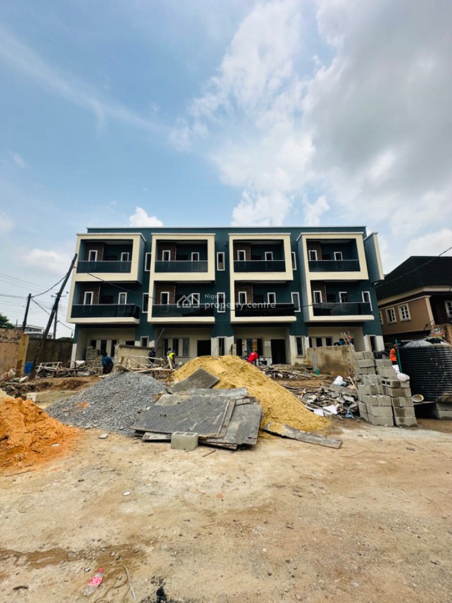 Newly Built 4 Bedroom Terrace Duplex with a Room Bq, Adeniyi Jones, Ikeja, Lagos, Terraced Duplex for Sale