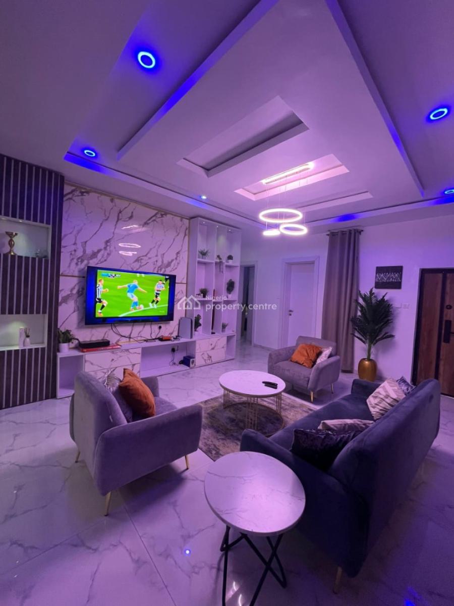 Super Cozy 3 Bedroom Apartment, Lord Jesus Estate, Right Next to Glowfield Schools Along Chevron Alter, Lekki Phase 2, Lekki, Lagos, Terraced Bungalow Short Let