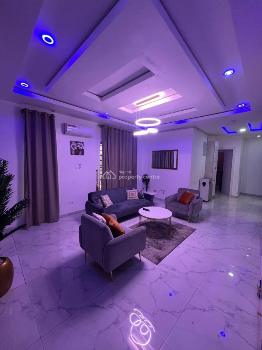 Super Cozy 3 Bedroom Apartment, Lord Jesus Estate, Right Next to Glowfield Schools Along Chevron Alter, Lekki Phase 2, Lekki, Lagos, Terraced Bungalow Short Let